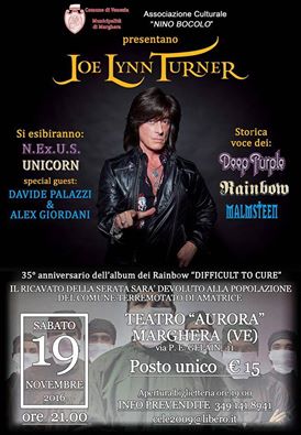 Offical show poster for Teatro Aurora, Venice
