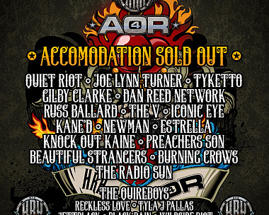 On 11 March, Joe heads on over to North Wales UK to perform at Hard Rock Hell AOR4