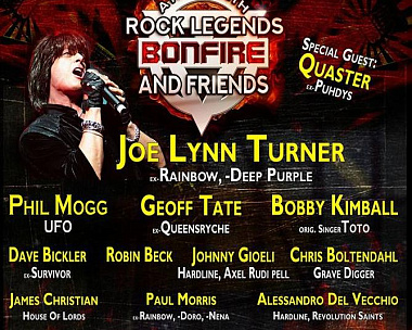 A NIGHT WITH ROCK LEGENDS BONFIRE AND FRIENDS